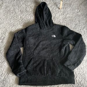 The north face Terry hoodie black size medium